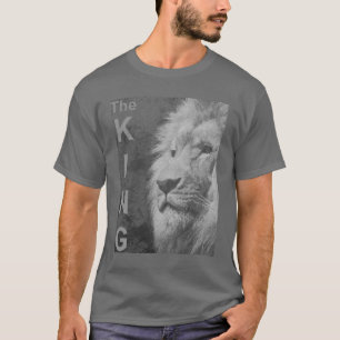 Elegant Modern Pop Art Lion Head Template Mens T-Shirt