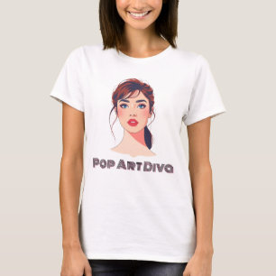 Elegant Modern Portrait of a Woman T-Shirt