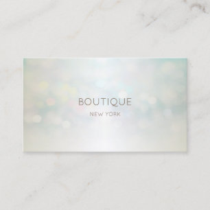 Elegant Modern Professional Bokeh Business Card