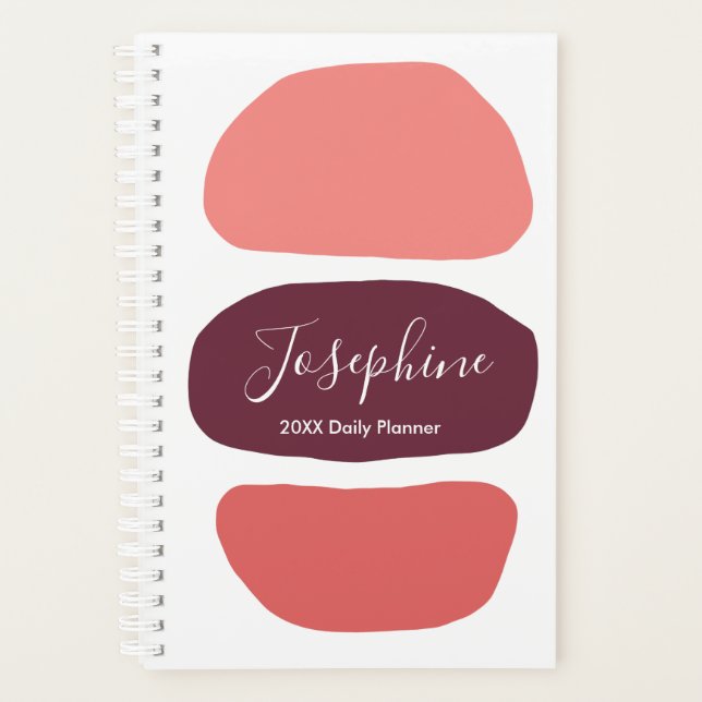 Elegant Modern Professional Business Daily Planner (Front)