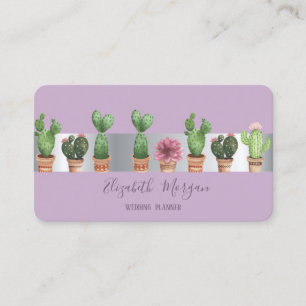 Elegant Modern Professional Cactus Business Card