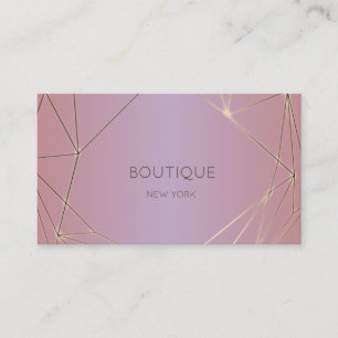 Elegant Modern Professional Geometric,Shiny Business Card