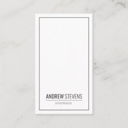 Elegant Modern Professional Minimalist Business Card