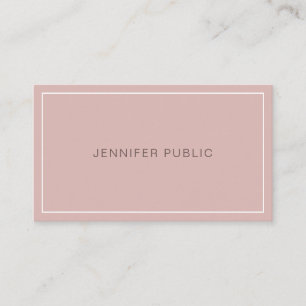 Elegant Modern Professional Simple Plain Trendy Business Card