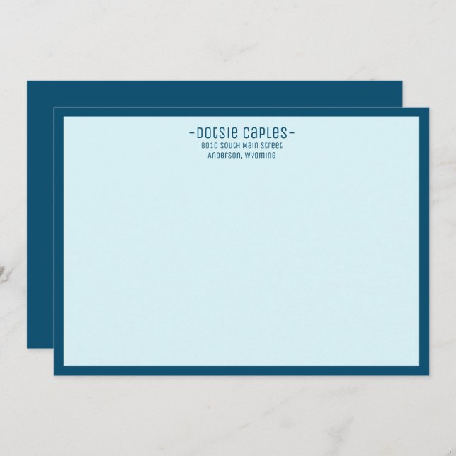 Elegant Modern Professional Template with Border (Front/Back)