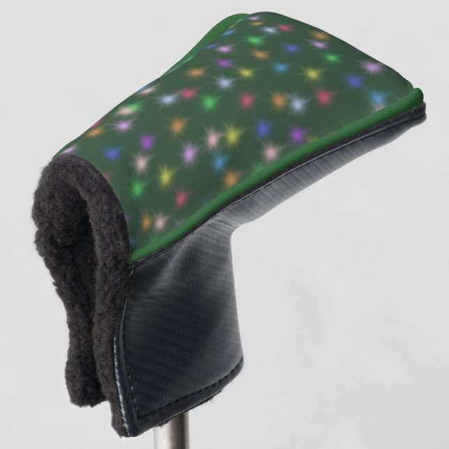 Elegant Modern Rainbow  colourful gradient Star  Golf Head Cover (3/4 Front)