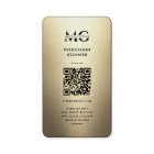 Elegant Modern Realtor Key Monogram Faux Gold