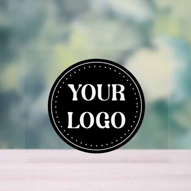 elegant, modern, refined, & editable.  acrylic sign (Neutral)