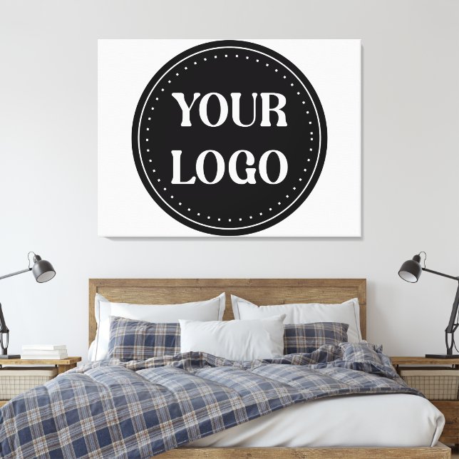 elegant, modern, refined, & editable.  canvas print (Insitu(Bedroom))