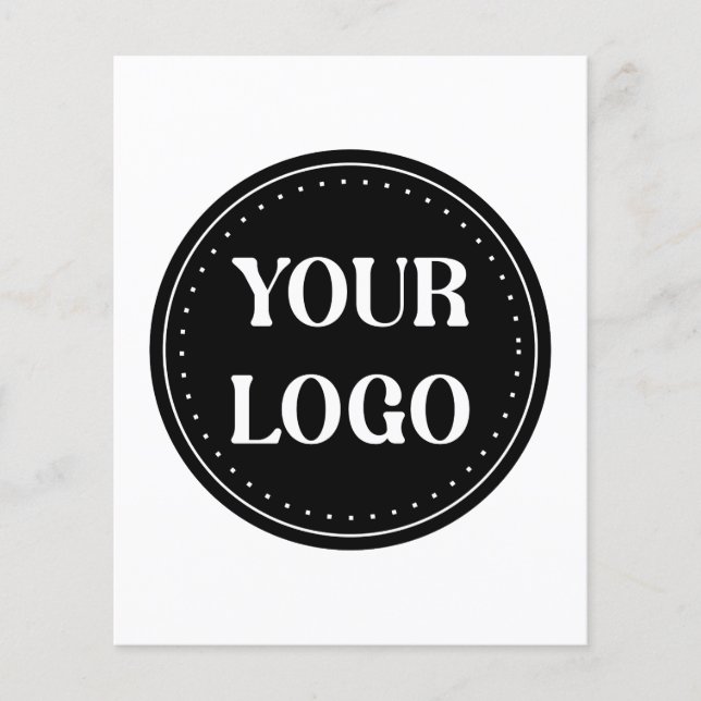 elegant, modern, refined, & editable.  flyer (Front)