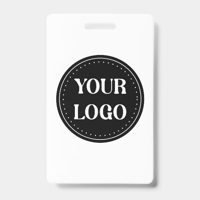elegant, modern, refined, & editable.  ID badge (Front)