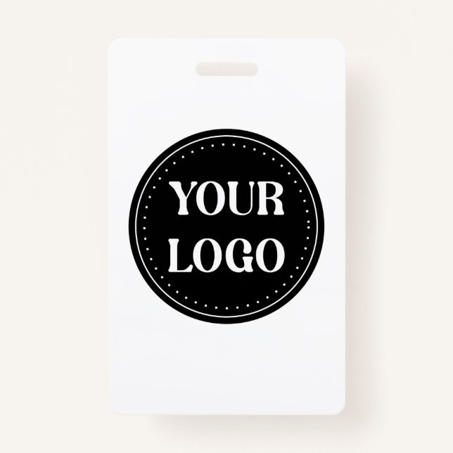 elegant, modern, refined, & editable.  ID badge (Front)