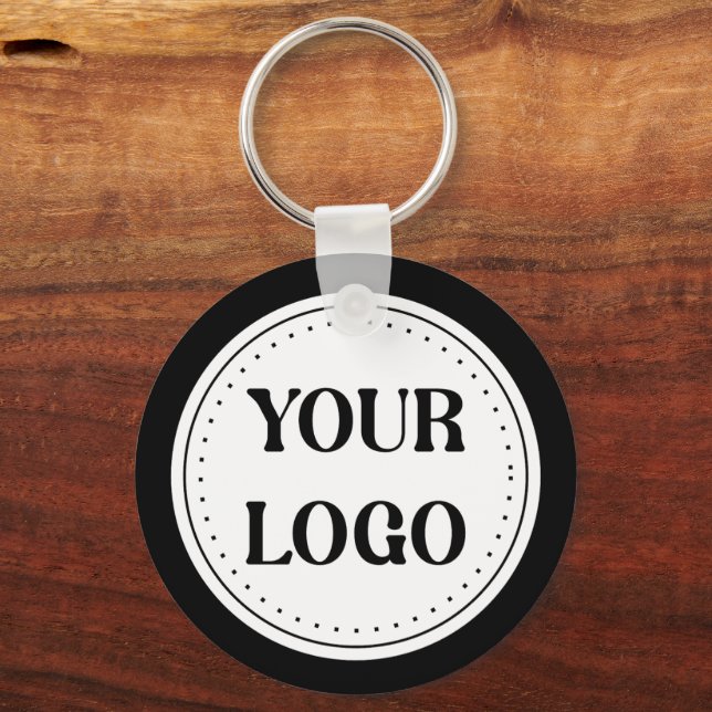 elegant, modern, refined,& editable  key ring (Front)