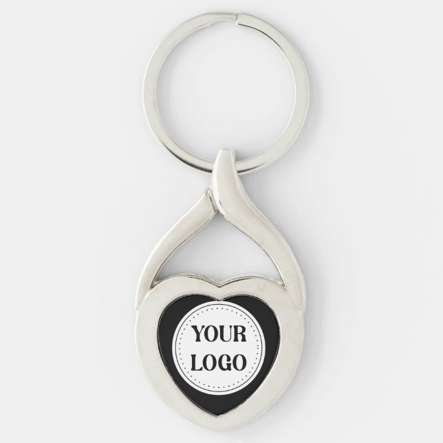 elegant, modern, refined,& editable  key ring (Front)