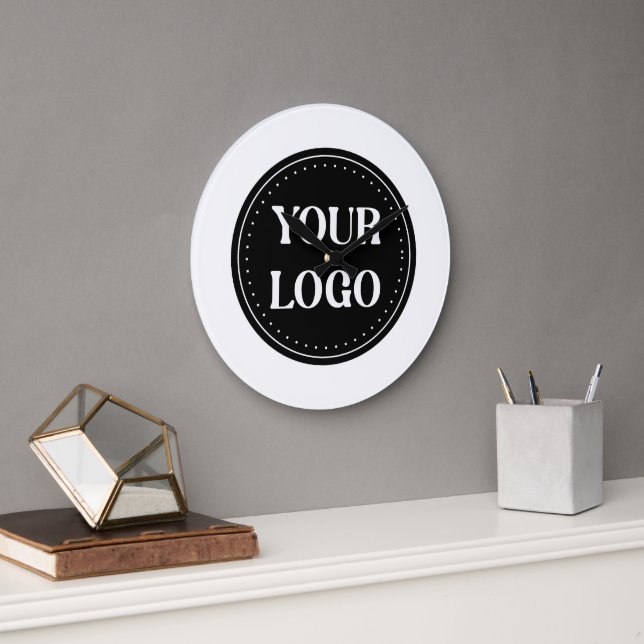 elegant, modern, refined, & editable.  large clock (Office)
