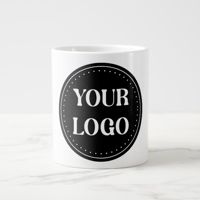 elegant, modern, refined, & editable.  large coffee mug (Front)