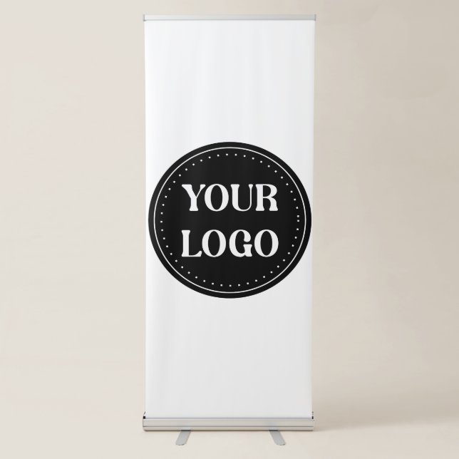 elegant, modern, refined, & editable.  retractable banner (Front)
