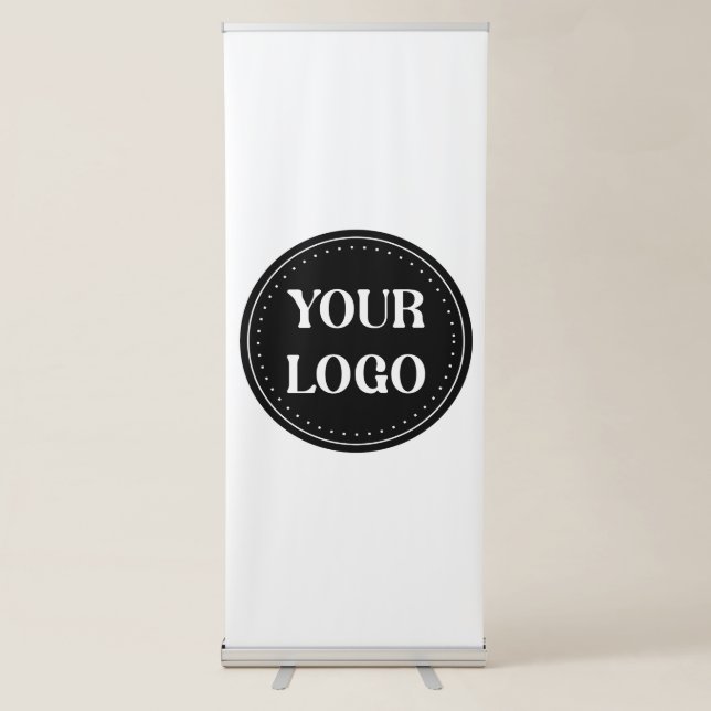 elegant, modern, refined, & editable.  retractable banner (Front)
