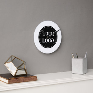 elegant, modern, refined, & editable.  round clock