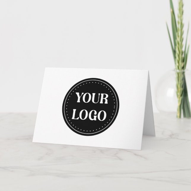 elegant, modern, refined, & editable.  thank you card (Front)