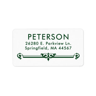 Elegant Modern Return Address Labels