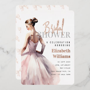 Elegant Modern Rose Gold Bridal Shower Party