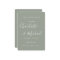 Elegant Modern Sage Green Script Wedding