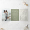 Elegant & modern sage green wedding photo