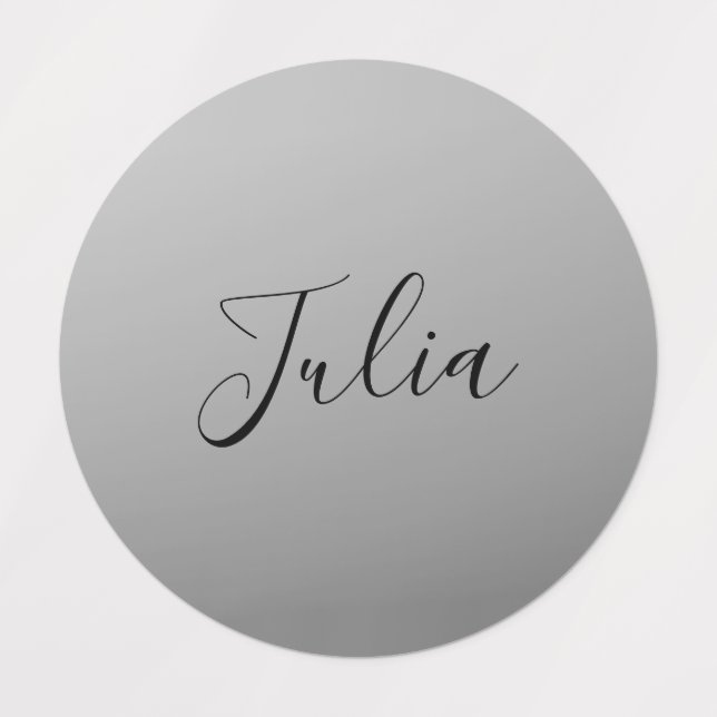 Elegant Modern Script Editable Black Text Writing (Design 1)