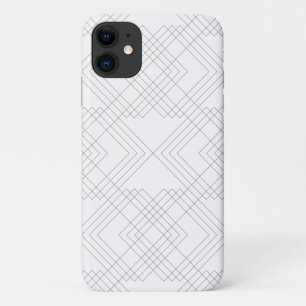 Elegant, modern, simple, cool chic graphic pattern iPhone 11 case