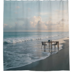 Elegant Modern Simple Custom Add Your Own photo Shower Curtain