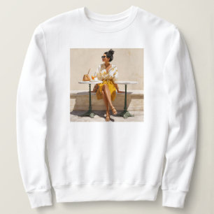 Elegant Modern Simple Custom Add Your Own photo Sweatshirt