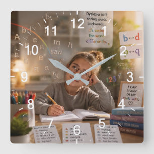 Elegant Modern Simple Custom photo kids wall clock