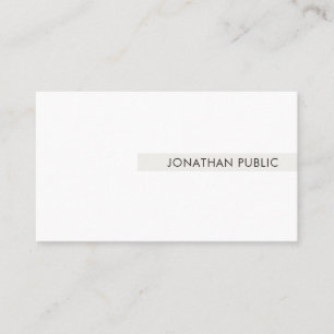 Elegant Modern Simple Design Professional Template Business Card