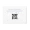 Elegant Modern Simple Dusty Blue QR Code Minimal