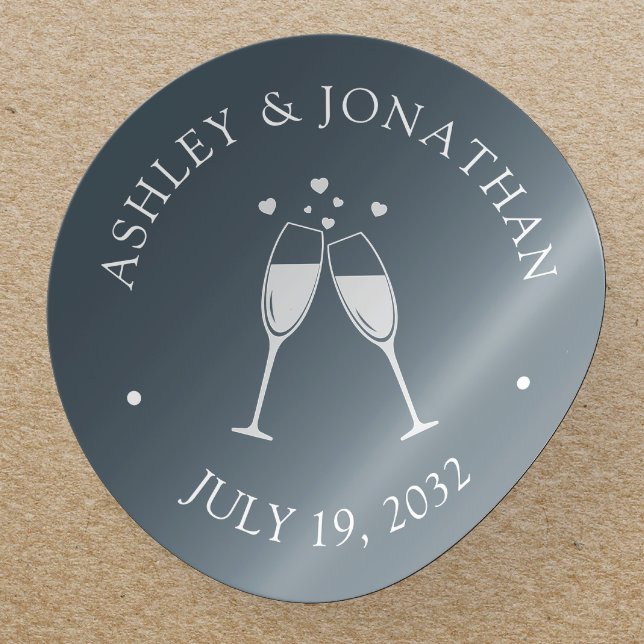 Elegant Modern Simple Elements Classic Round Sticker (Creator Uploaded)