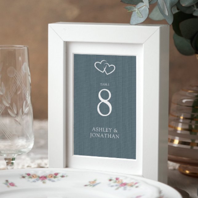 Elegant Modern Simple Elements Wedding Table Number (Creator Uploaded)