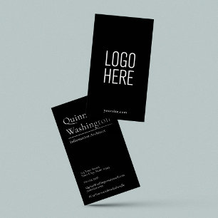 Elegant Modern Simple Logo Professional Stylish Business Card