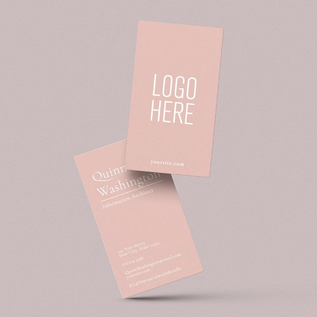 Elegant Modern Simple Logo Professional Stylish Business Card (Creator Uploaded)