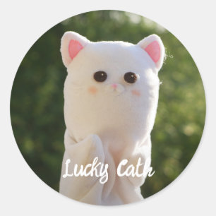 Elegant Modern Simple Personalised Photo  Classic Round Sticker