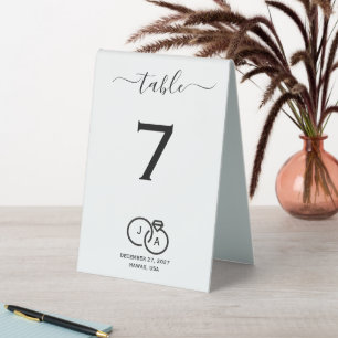Elegant Modern Simple Wedding Table 