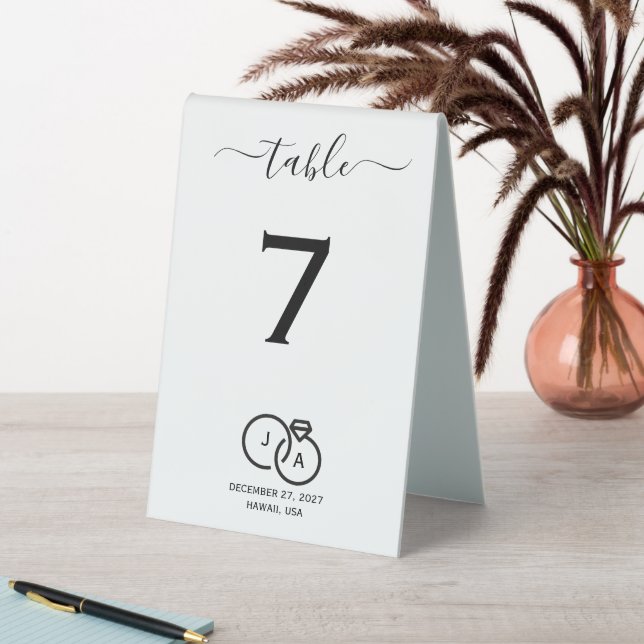 Elegant Modern Simple Wedding Table  (In SItu (Table))