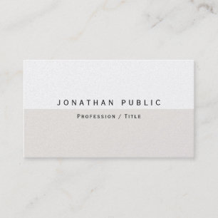Elegant Modern Sleek Template Luxury Premium Pearl Business Card
