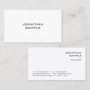 Elegant Modern Sleek Template Promotional Business Card