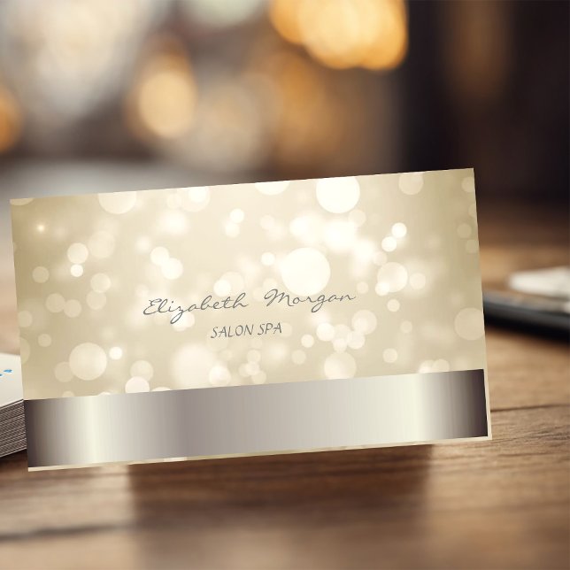 Elegant  Modern Stylish  Bokeh Business Card (Creator Uploaded)