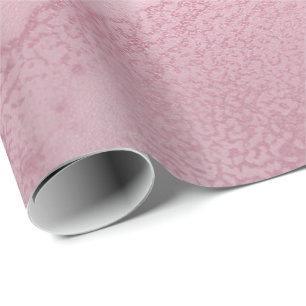 Elegant modern stylish pink rose gold marble wrapping paper