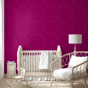elegant modern stylish Pink Starry Night Wallpaper