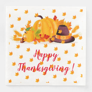Elegant Modern Thanksgiving Popular Napkin