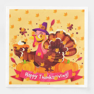 Elegant Modern Thanksgiving Popular Napkin