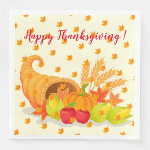 Elegant Modern Thanksgiving Popular Napkin